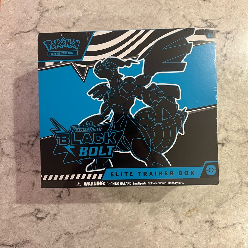 Pokémon TCG Scarlet & Violet: Black Bolt Elite Trainer Box - Factory Sealed Mint